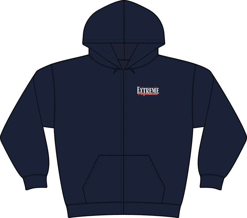 "The 2026 Collection" Black Zip Up Hoodie | Extreme Performance