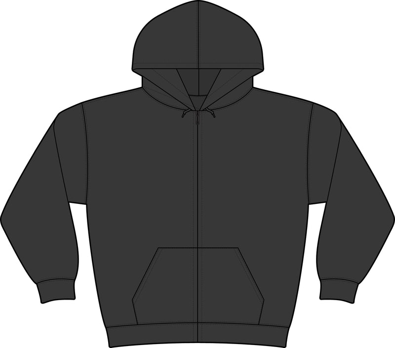"The 2026 Collection" Black Zip Up Hoodie | Extreme Performance