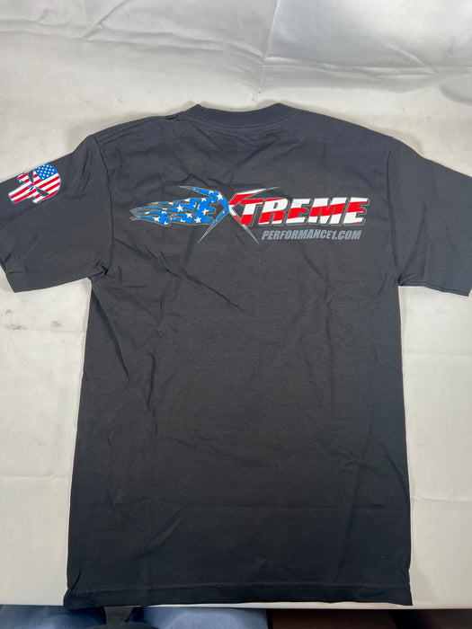 Extreme Performance Old Style Black T-Shirt Mens