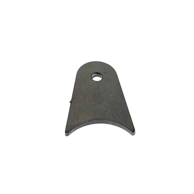 RADIUS FLAT TAB 1/4" HOLE, 1 1/4" HEIGHT, 1 3/4" TUBE