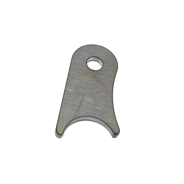 WELD ON SUSPENSION UPPER SHOCK MOUNTING TAB FOR 1 1/2" TUBE, 1/2" HOLE