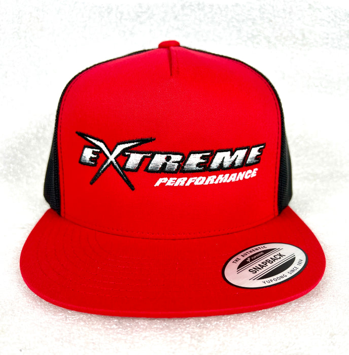 Extreme Performance Red Snap Back Hat