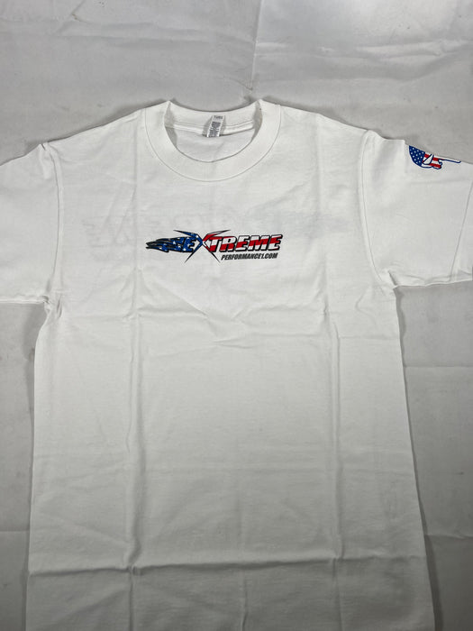Extreme Performance Old Style White T-Shirt Mens