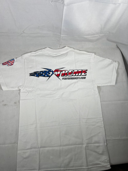 Extreme Performance Old Style White T-Shirt Mens