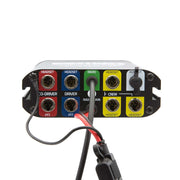 Rugged 696 PLUS High Fidelity Bluetooth Intercom rear connections