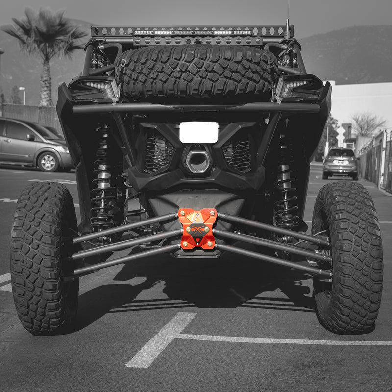 Can-Am X3 - Extreme Chromoly Radius Rod Support Plate for Can-Am Maverick X3 off-road performance